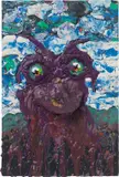 Gelitin, Ralf, 2005, clay and wood on wooden panel