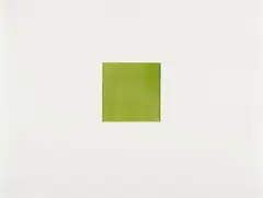 Untitled (Green) by Callum Innes, 2004, watercolour on Fabriano Artistico paper, sold Apr 2013