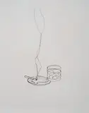 Vik Muniz, Relaxation (from the Wire Sculpture series)