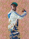 Kehinde Wiley, After John Raphael Smith’s A Bacchante after Sir Joshua Reynolds, 2009, colour coupler print