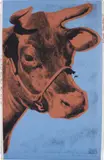 Andy Warhol, Cow, 1971, screenprint in colours on wallpaper