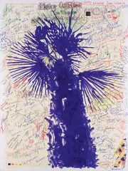 Oleg Tistol, Colouring, 2012, acrylic and marker on canvas
