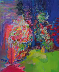 Pavlo Kerestey, We need hardly give instructions on the art of evasions of radical responce, 1998-2006, oil on canvas