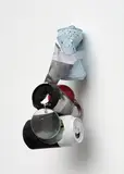 Paul Lee, Untitled (Can Sculpture), 2007, soda cans, magnifying glass, string, paint, Xerox, socks, coal, light bulb