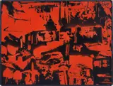 David Ratcliff, Fireplaces, 2005, acrylic spraypaint on canvas