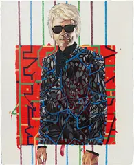 The Blindman by Justin Cralin, 2006, acrylic on canvas, sold Apr 2013