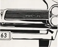 Pontiac by Andy Warhol, 1962, acrylic and pencil on canvas, offered Jun 2013