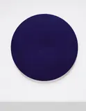 Anish Kapoor, Untitled, 1996, midnight blue pigment on aluminium