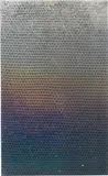Oliver Laric, Ise Guilloche, 2012, tamper evident security hologram stickers on PET (polyethylene terephthalate) sheet, airbrushed clear coating