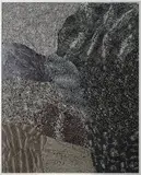 Nina Beier, Portrait Mode, 2012, found garments in artist's frame