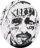 Nate Lowman, Try me/Cry me, 2005, silkscreen on canvas