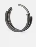 Bernar Venet, 233.5 Arc x 4, 1999, rolled steel with patina