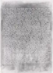 Fiona Banner, Nude: One Leg Crooked, 2006, graphite on paper
