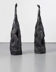 Terence Koh, Two works: My Path to Heaven. Are You Blind Bastard God?, 2007, wax, styrofoam, plaster, paint, incense and mineral oil, Eau d'Orange Verte by Hermès