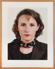 Portrait (V. Lieberman) by Thomas Ruff, 1998, C-Print, sold Jun 2013