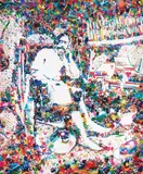 Don Quixote in his Study, after William Lake Price c. 1890 (from Rebus) by Vik Muniz, 2004, dye destruction print, sold Jun 2013
