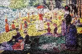 A Sunday On La Grande Jatte, After Georges Seurat (Gordian Puzzles) by Vik Muniz, 2009, chromogenic print, sold Jun 2013
