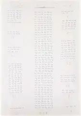 Marcel Broodthaers, Autour de la Signature (Poeme-Poeme), 1973, pencil and pen on paper