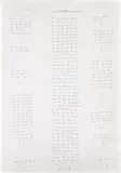 Marcel Broodthaers, Autour de la Signature (Poeme-Poeme), 1973, pencil and pen on paper