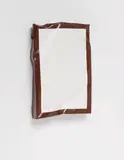 Angela de la Cruz, Hung (White/Brown) 3, 2009, oil on canvas