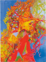 Pavlo Kerestey, Kids on Trees, Sit-in, 2012, acrylic and oil on canvas