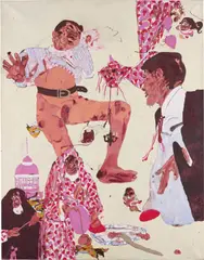 Jean-Philippe Perrot, Sens Mon Intimité, 1997, oil on canvas