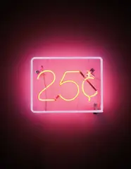 25-cents by Jack Pierson, 1997, neon, sold Jun 2013