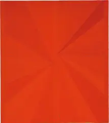 Mark Grotjahn, Untitled (Orange Butterfly Over Green), 2003, oil on linen