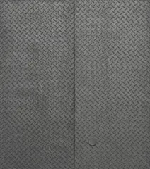 Basement Doors by Adam McEwen, 2010, machined graphite on aluminum panel (in 2 parts), sold Oct 2013
