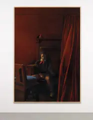 Komar & Melamid, Girl in Front of a Mirror, 1981-82, oil on canvas