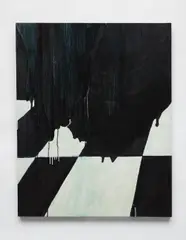It's Raining Today by Mary Heilmann, 2009, oil on canvas, sold Oct 2013