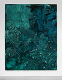 Anselm Reyle, Untitled, 2007, aluminium, chrome optics, patina