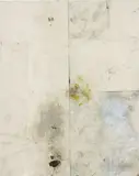 Untitled by Oscar Murillo, 2012, oil, acrylic and dirt on canvas, sold Oct 2013