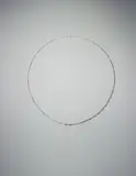 Adel Abdessemed, Sphere I, 2006, metal razor wire