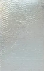 Oliver Laric, Discobolus Guilloche, 2012, tamper evident security hologram stickers on PET (polyethylene terephthalate) sheet, airbrushed clear coating