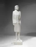 Peter Fischli and David Weiss, Stewardess, 1989, white plaster