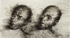 Double (Artist's Father) by Yan Pei-ming, 2007, watercolour on paper, offered Oct 2013