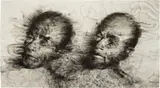 Yan Pei-ming, Double (Artist's Father), 2007, watercolour on paper