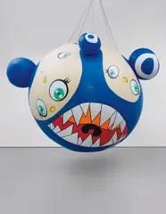 Takashi Murakami, House, 1996, vinyl chloride, balloon, rope, air pumps, voltage converter, plastic tubing