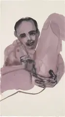 Fingers by Marlene Dumas, 1999, watercolour on paper, offered Oct 2013
