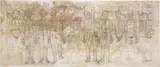 Hermann Nitsch, Das letzte Abendmahl (The Last Supper), 1976-79, colour silkscreen on canvas