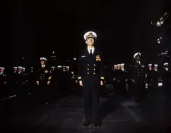 Vanessa Beecroft, The Silent Service, Intrepid, New York, NY - vb42.090.te, 2000, digital cibachrome print (in 3 parts)