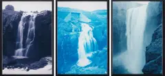 Waterfall by Ólafur Elíasson, 1996, cibachrome print (in 3 parts), sold Oct 2013