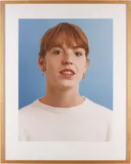 Porträt (Bettina Ebert) by Thomas Ruff, 1984, Chromogenic colour print, in the artist’s wooden frame, sold Oct 2013