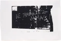 Rirkrit Tiravanija, Ava, 2000, screenprint on canvas