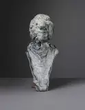 Marc Quinn, Character Head II, 1990, made in bread, cast in lead on steel support