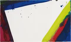 Triangle by Sam Francis, 1966, acrylic on paper, sold Oct 2013