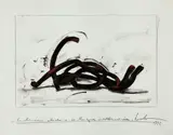 Bernar Venet, Combinaison aléatoire de lignes indéterminées