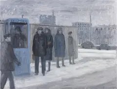 Mikhail Roginsky, Moscow, 1985, oil on canvas