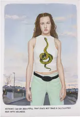 Muntean & Rosenblum, Untitled (Nothing can be beautiful...), 2000, acrylic on canvas